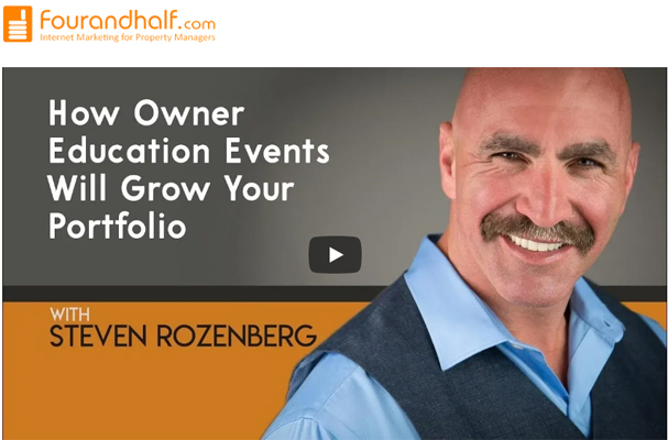 how owner education events grow your portfolio