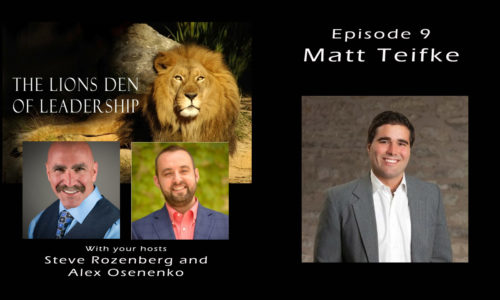 Lion's Leadership Den EP 9 Interview with Matt Teifke