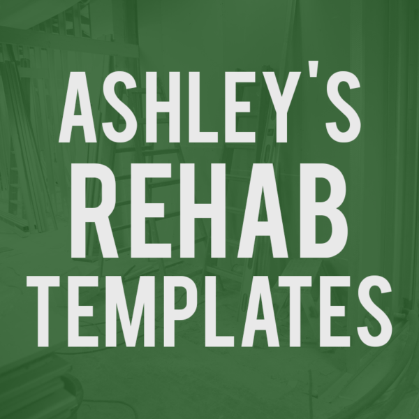 Ashley's Rehab Templates